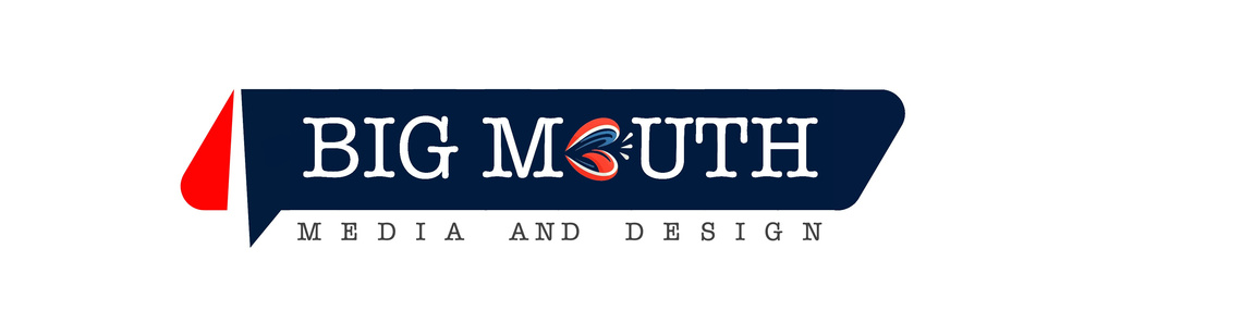 Big Mouth Media And Design Logo